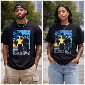 Boys N The Hood Black Graphic T-Shirt